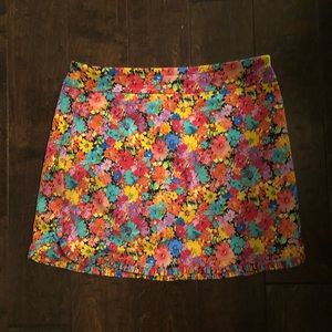 Multi color skort
